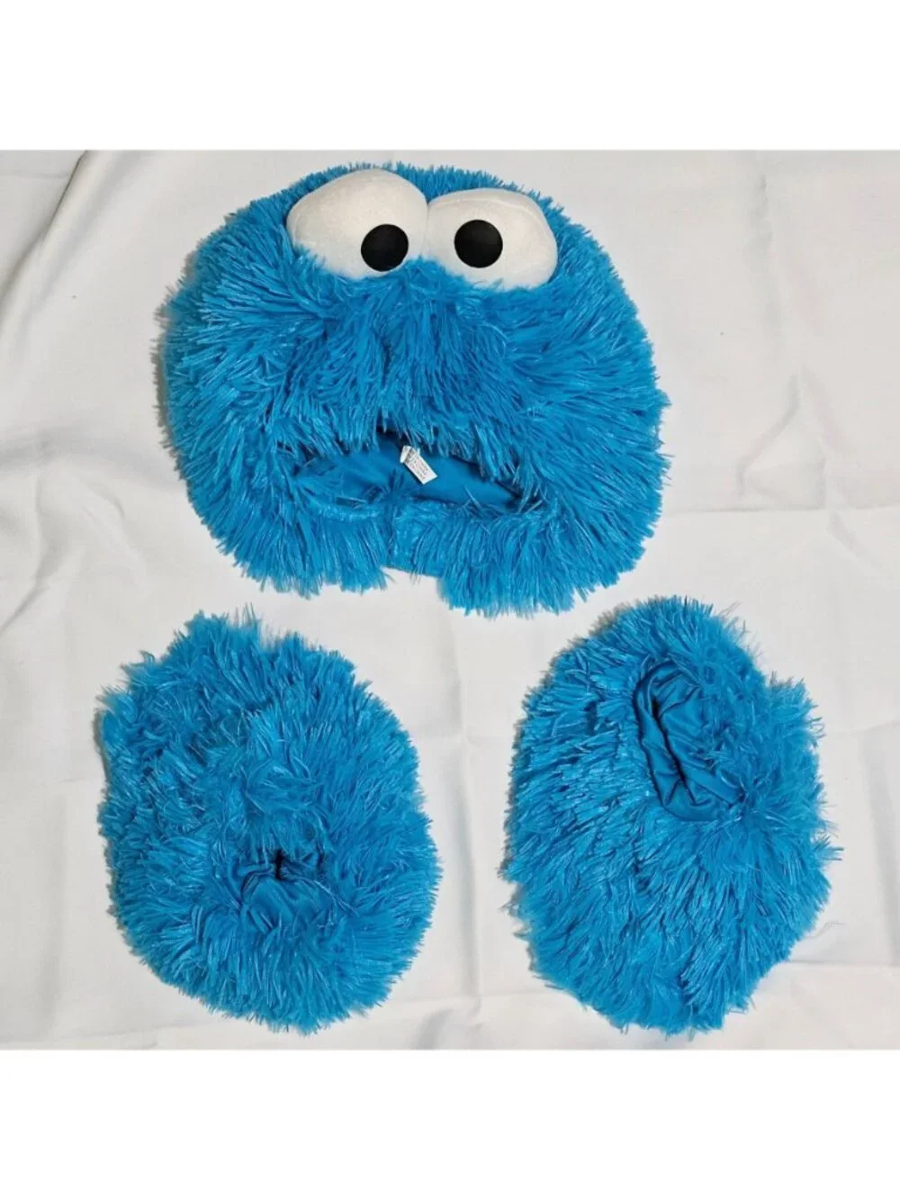 Cookie Monster Extra Plush Toddler Deluxe Costume 2T Sesame Street Furry Paws